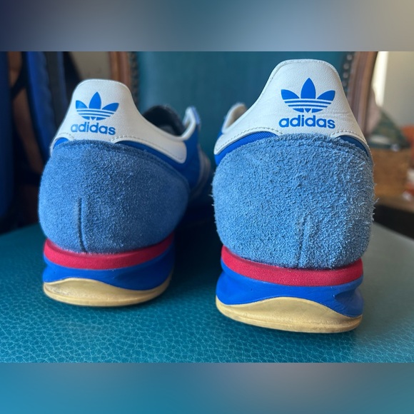 Adidas Blue Suede SL 72 Sneakers - Picture 3 of 10